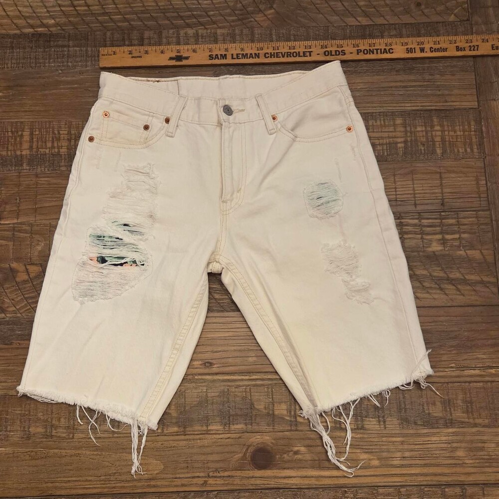 Levi's Women's White Shorts